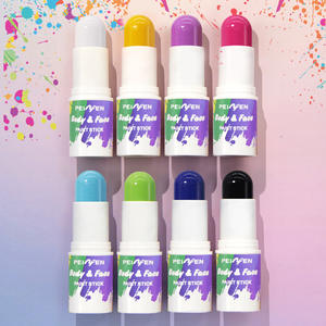 Maquillage de style occidental, peinture pour le visage et le corps pour Halloween, crème néon, fard à paupières fluorescent, paillettes scintillantes, fard à paupières, surligneur pour les paupières - Product Image 2