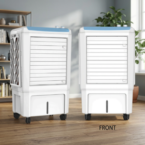 Best Quality 22L Mini Desert Air <b>Cooler</b> with 23 ft Airflow Coverage 15% EER High Density Pads Compact Portable Made in India - Product Image 1