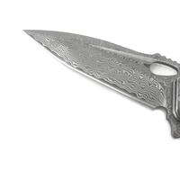 Couteau de camping pliant en acier à haute teneur en carbone M390 couteau de poche VG-10 en relief avec couteaux de cuisine à manche en bois