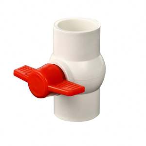 HONGKE Pnömatik Su PVC Kompakt Küresel Vana <span class=keywords><strong>1</strong></span>.2 İnç 3/4 2 4 6 <span class=keywords><strong>8</strong></span> 2 inç Beyaz UPVC OEM - Product Image 2