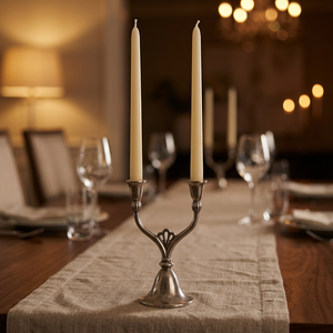 Candelabro Moderno de Hierro Hecho a Mano, Duradero, Decorativo para Cumpleaños, Pascua, Navidad, Centro de Mesa para Sala de Estar/Comedor - Product Image 2