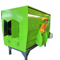 Broyeur d'herbe Offre Spéciale Machine de préparation des aliments hachoir d'herbe d'ensilage paille herbe TMR mélangeur horizontal d'aliments pour bétail