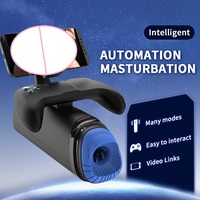 Beheizter Automatischer Teleskopischer Elektrischer Stoß- und Rotations-Masturbator für Männer, Sexspielzeug