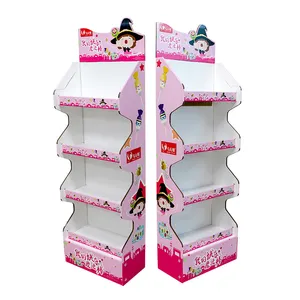 POP CMYK Printing Candy Display Regale Karton Point of Sale Dump Bins Display Stand für den Einzelhandel