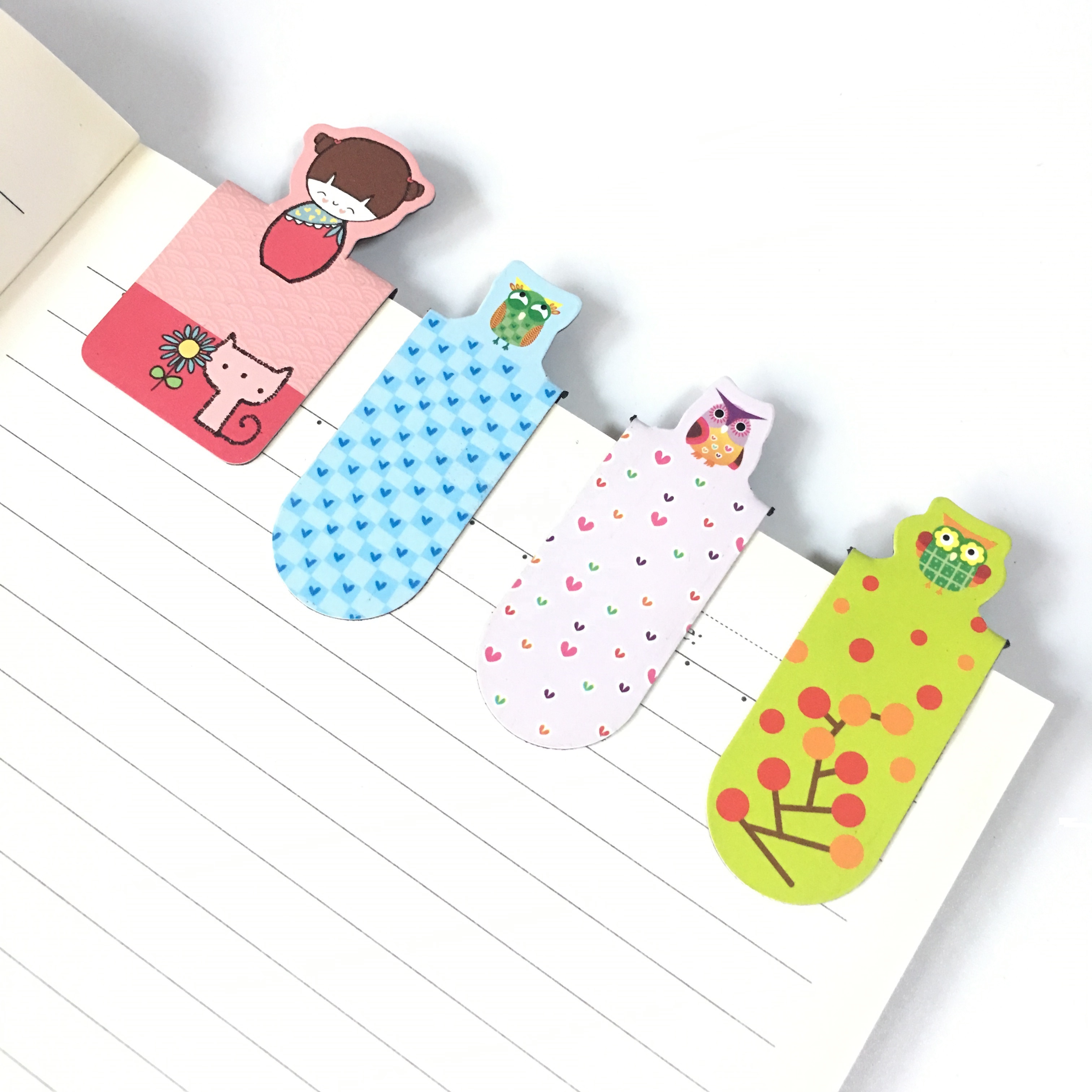 Рекламная Высококачественная Складная магнитная закладка, магнитная закладка