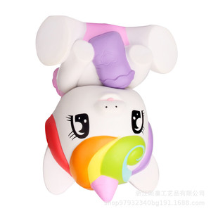 Unicorn Animal Shape Fidget Toy TPE Slow <b>Rebound</b> 2 To 4 Years Unisex Gift - Product Image 3