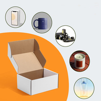 Vente en gros boîte d'emballage imprimée boîte postale cadeau de rangement carton ondulé papier kraft boîtes postales d'expédition avec logo personnalisé
