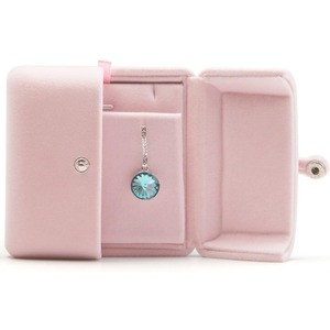 Caja de terciopelo rosa para joyería, caja de exhibición y almacenamiento para pendientes y colgantes, personalizable según las necesidades. - Product Image 3