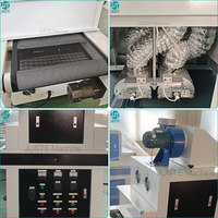 Machine de séchage UV automatique grande taille 400 mm, nouveau tunnel de séchage UV électrique pour impression offset flexo, papier A4, colle à chaussures, boîte en plastique