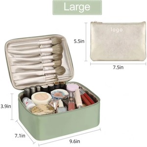 Bolsa de Almacenamiento de Gran Capacidad de Moda de Fábrica BSCI, Bolsa de Maquillaje de PU, Bolsa de Aseo de Viaje - Product Image 3