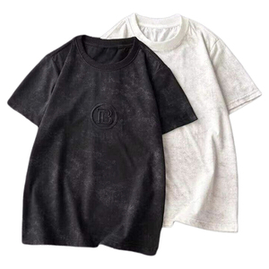 Camisetas de Hombre de Primera Calidad, Tejidas a Medida, de Poliéster/Algodón, 220 Gramos, Versátiles, Básicas, de Color Sólido <span class=keywords><strong>21</strong></span> - Product Image 1
