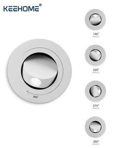 Lámpara de Pared Moderna de Metal con LED Ajustable de 350, Lámpara de Cabecera Empotrada Redonda y Cuadrada para Lectura, Luces de Pared para Hotel - Product Image 5