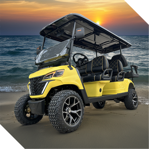 Voiturettes de golf électriques 6 places 4500W Mini voiturette de golf avec ascenseur Prix bon marché Option de luxe - Product Image 3