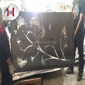 Corten Steel Garden Edge <span class=keywords><strong>Cascada</strong></span>/Piscina Weathering Steel Grabado láser Técnica laminada en caliente para doblar Corte de soldadura - Product Image 6