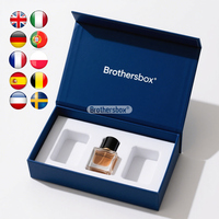 Carton d'huile parfumée haut de gamme de luxe personnalisé biodégradable boîte de parfum magnétique de conception personnalisée pour cadeau
