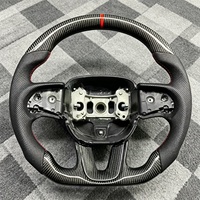 Volant de voiture en gros pour Dodge Charger SRT 2015-2020, personnalisé en fibre de carbone