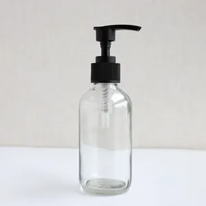 Botol pompa kosmetik, botol pompa kosmetik botol cuci gel mandi dan sampo kaca 250ml