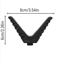 Support de tir portable Tourbon en forme de V, support de tir en forme de V, trépied pour le tir, tête de support en forme de V pour les activités de plein air