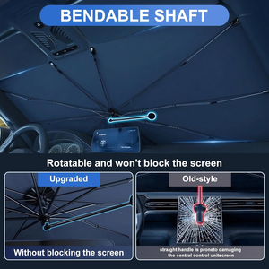 Foldable Car Windshield <b>Shade</b>, UV Block Heat Insulation Protection, Front <b>Window</b> Visor Cover for Sedans SUVs - Product Image 5