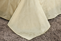 Ensemble de literie de chambre à coucher 100% coton, drap de lit de couleur blanche, taille unique en percale