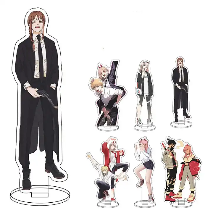 Personagens Anime Motosserra Homem Cartão de Coleção, Denji Makima