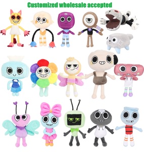 Nouvelles poupées en peluche personnalisées, style cirque, mignonnes et amusantes, thème <span class=keywords><strong>de</strong></span> la file d'attente, jouet <span class=keywords><strong>de</strong></span> personnage <span class=keywords><strong>de</strong></span> fête, décoration d'événement - Product Image 1