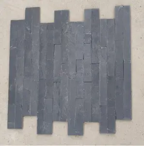 ארכיטקטורת שחור בזלת ריצוף shuitou אבן סיטונאי מחיר צפחה שחור צבע מחוץ רצף