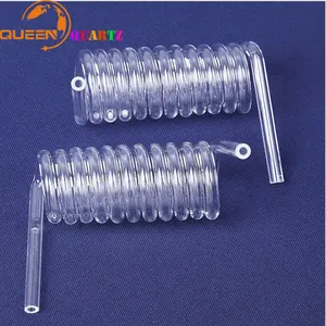 Specializing in the production of curved quartz tube Heat Resistant Quartz Glass Cylinder Fused Quartz Tubes