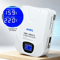 Stabilisateurs de tension monophasés haute précision 220V AVR TSD 10/12/15KVA avec contrôle par servomoteur et protection de tension SVC en cuivre