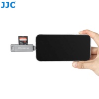 Lecteur de carte SD JJC OTG pour téléphone intelligent iOS Lightning Android Type-C USB 3.0 lecteur de carte haute vitesse 3 en 1