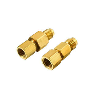 Adaptador de latón hembra de 1/4 "macho a 1/2" ayuda a convertir la bomba de vacío R134A o la máquina de recuperación a R12/R22 - Product Image 3