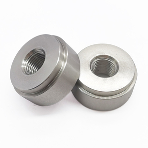 อะลูมิเนียม CNC ขนาด 1/8" NPT 1/4 3/8 1/2 NPT เกลียวตัวเมียแบบเชื่อมติดถังน้ำมันเชื้อเพลิง อะไหล่เชื่อมต่อ รับสั่งทำตามแบบ - Product Image 3