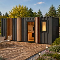 Cabaña de Estudio Creativa Moderna, Espacio de Trabajo Remoto Premium, Aplicación Comercial Tipo Boutique, Casa en Forma de A C130