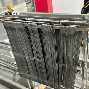 Dokuma tekstil makineleri tezgahlar için düz Heald paslanmaz çelik iğne tezgah yedek parça tel hehe
