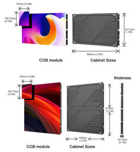 COB LED 4K video <b>wall</b> panel ultra-thin P0.9P1.2P1.25 indoor curved <b>display</b> suitable for command center enterprise exhibition hal - Product Image 3