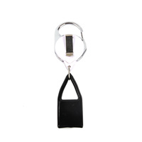 Porte-briquet rétractable en alliage de zinc, anti-perte, avec porte-clés et enrouleur de badge, étui pour briquet, vente directe usine