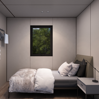 Bâtiments portables Maisons préfabriquées 20 pieds 30 pieds Structure en acier Maisons conteneurs extensibles
