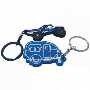 Llavero de PVC Suave Personalizado con Diseño de Anime 2D/3D, Llavero de Goma con su Logotipo y Cadena - Product Image 2