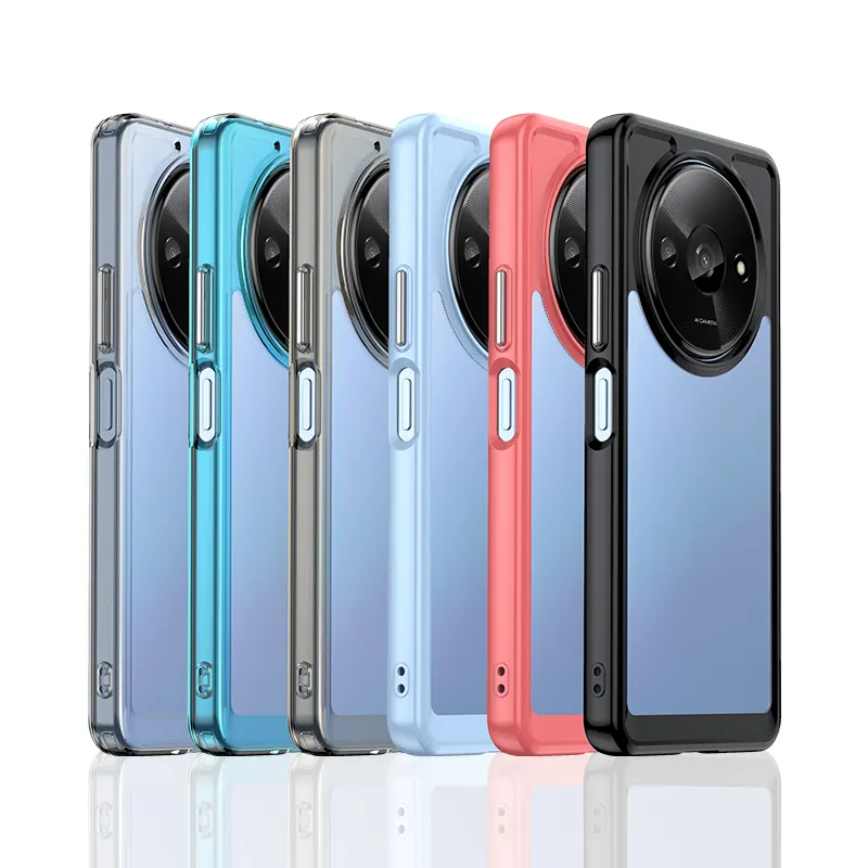 Coque arrière pour Redmi A3 coques de téléphone en acrylique transparent nouveau modèle coque de téléphone portable transparente pour Redmi Note 13 pro 4g 5g