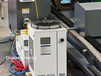 Machine de découpe de tubes laser à fibre entièrement automatique, haute efficacité, acier inoxydable CNC