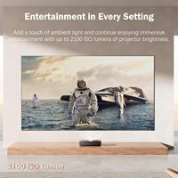 Projecteur laser UST Formovie Cinema Edge 4K Ultra HD, ultra courte focale, Google TV, 150 pouces, téléviseur laser ALPD, audio DTS-H, home cinéma