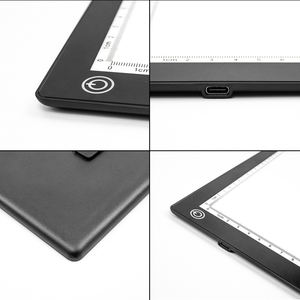 LED Papan Tato Papan Cahaya Papan Gambar Tablet Tracing LED Pintar Papan Tracing Kotak Cahaya A4 - Product Image 6