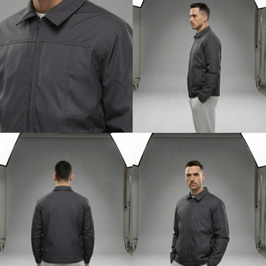 Executive Unisex Winter Hooded High Street <strong>Tactical</strong> <strong>Jacket</strong> Thin &amp; Breathable with Multi-Pockets for Outdoor Use - Product Image 5
