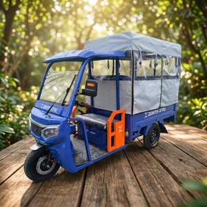 Leisure Passenger-carrying <b>Gasoline</b> Tricycle Motorcycle, High-speed Tuk-tuk with Canopy - Product Image 1