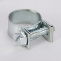 Colliers de serrage miniatures réglables de qualité supérieure en fer galvanisé pour tuyaux de 11-13 mm
