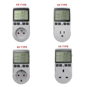 Enchufe con Termostato Digital y Control de Temperatura, 110V~230V CA 50Hz/60Hz, Enfriador/Calentador, Enchufe con Temporizador para UE, EE. UU. y Reino Unido - Product Image 6