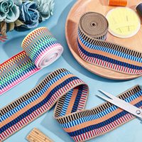 HONGYI Bande élastique colorée de haute qualité Bande élastique en nylon pour la couture de vêtements, couture à la main bricolage