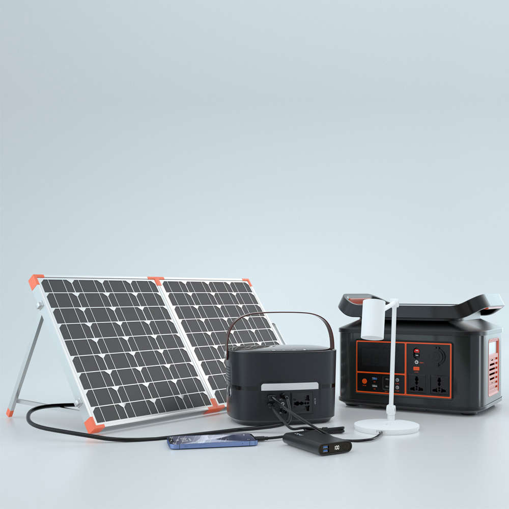 Power Camping Emergency Solar Energy Systems 100V~240V 300W 1000W Power Backup Portable Power Station