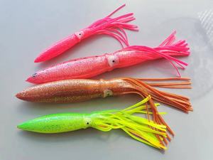 Schleppköder Tintenfisch Bulb <span class=keywords><strong>Squid</strong></span> 6'' 9'' 12'' 15'' 18'' 21'' Weichplastik-Tintenfischköder Big-Game-Hochsee-Angelköder - Product Image 4