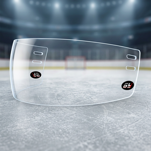 Visière de <span class=keywords><strong>hockey</strong></span> sur glace de marque GY, en matériau PC, clarté optique supérieure, revêtement anti-buée, dureté accrue, qualité industrielle pour - Product Image 1